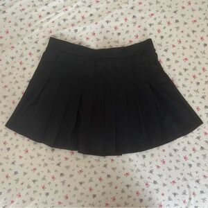 VS PINK Black Pleated Mini Tennis Skirt